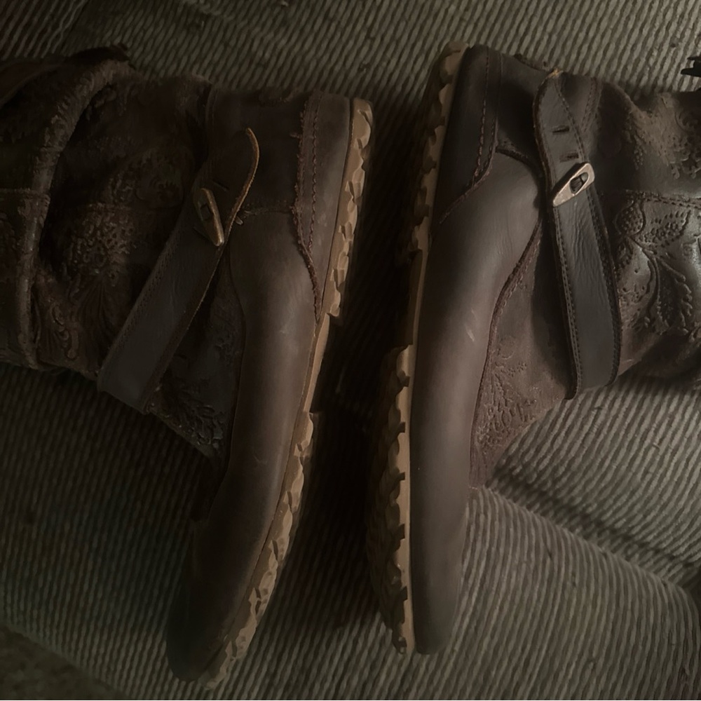 Merrell Brown Patterned Combat Boots - image 8